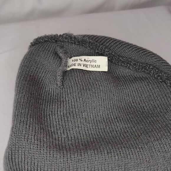 Adult Unisex Lagunitas Brewing Company Embroidered Beanie Hat Gray - Picture 9 of 12